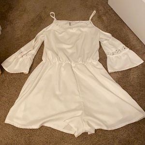 White Off Shoulder Dress